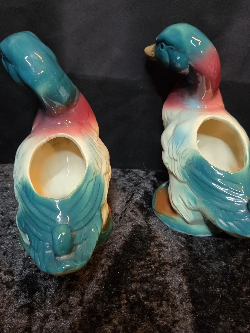 VINTAGE ROYAL COPLAY MALLARD PLANTERS SET OF 2